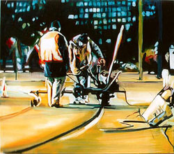 Strassenbahnarbeiter