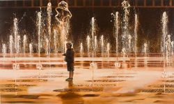 Boy in Fountain