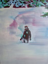 Man in the Snow study